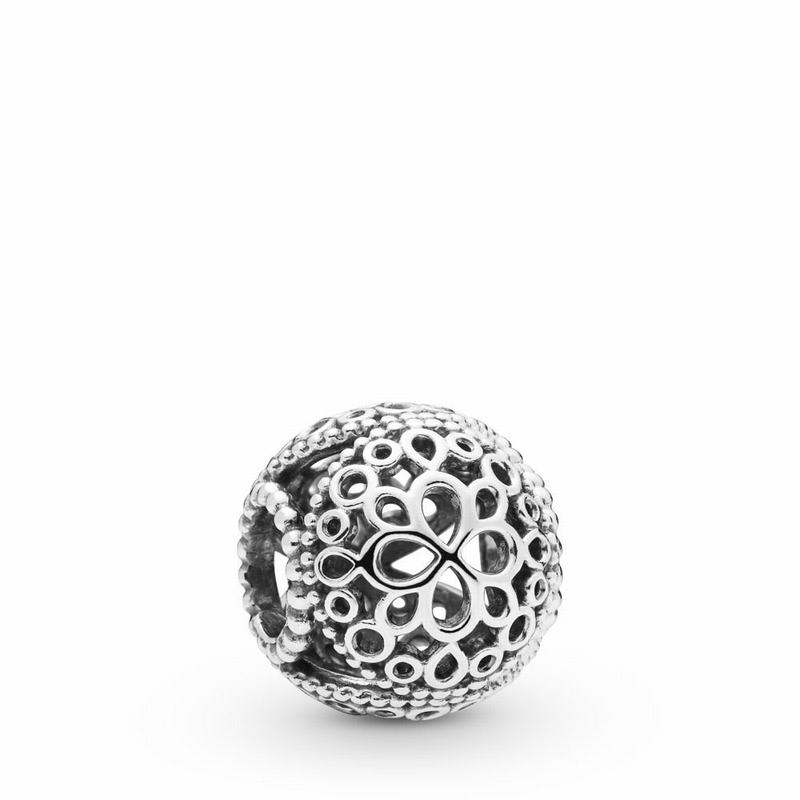 Pandora Openwork Flower Charm Silver Egypt AE5982413
